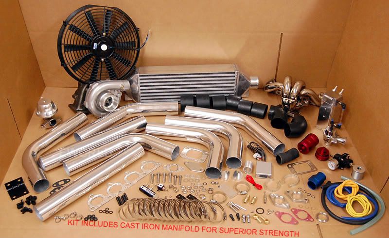 485hp Turbo Kit B-Series Honda B16 B18 B20 TurboCharger Civic Integra ...